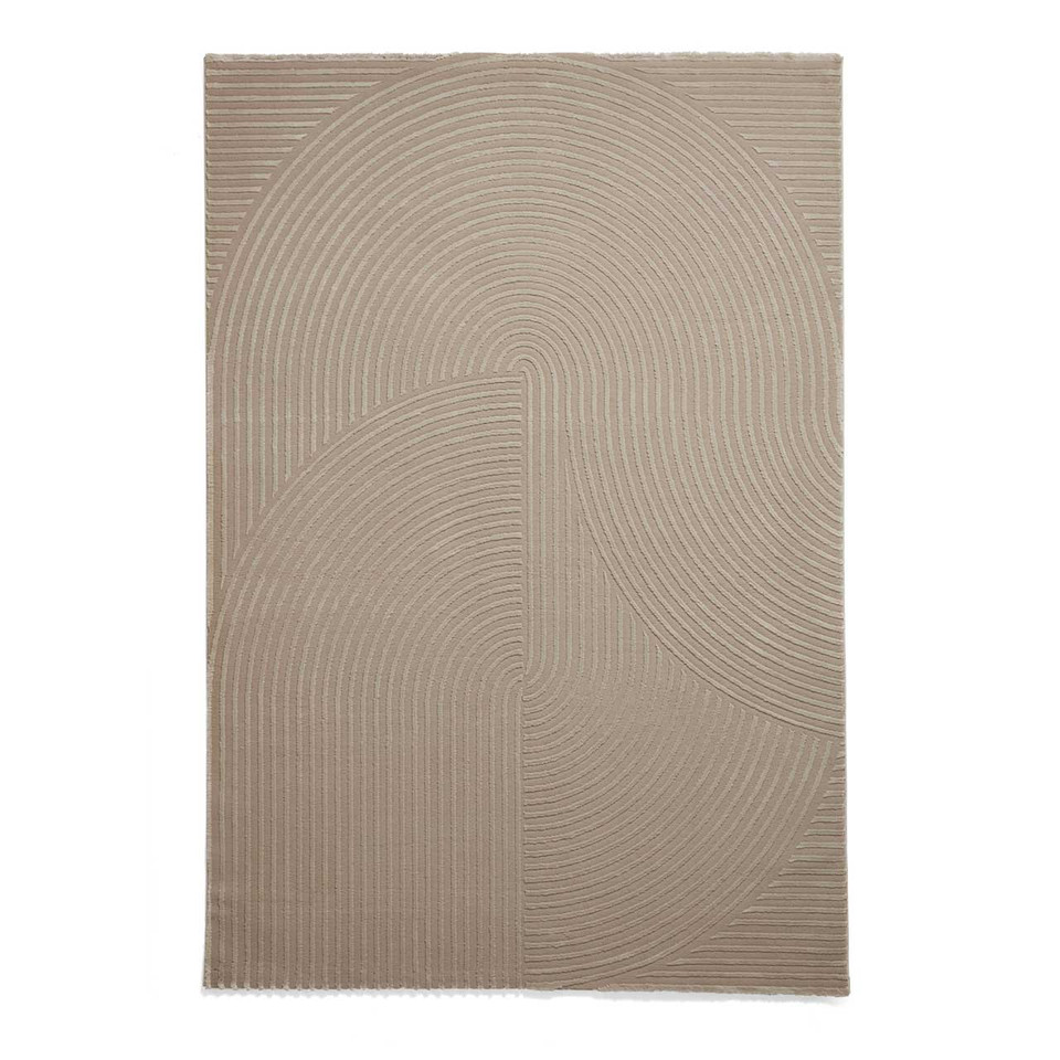 Flores 1924 Mink Washable Modern Rug