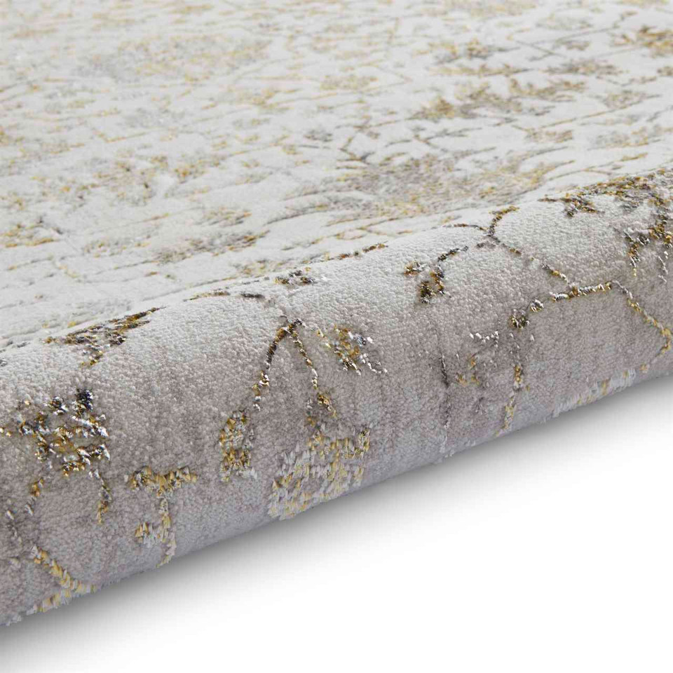 Creation 50112 Grey Gold Silky Rug