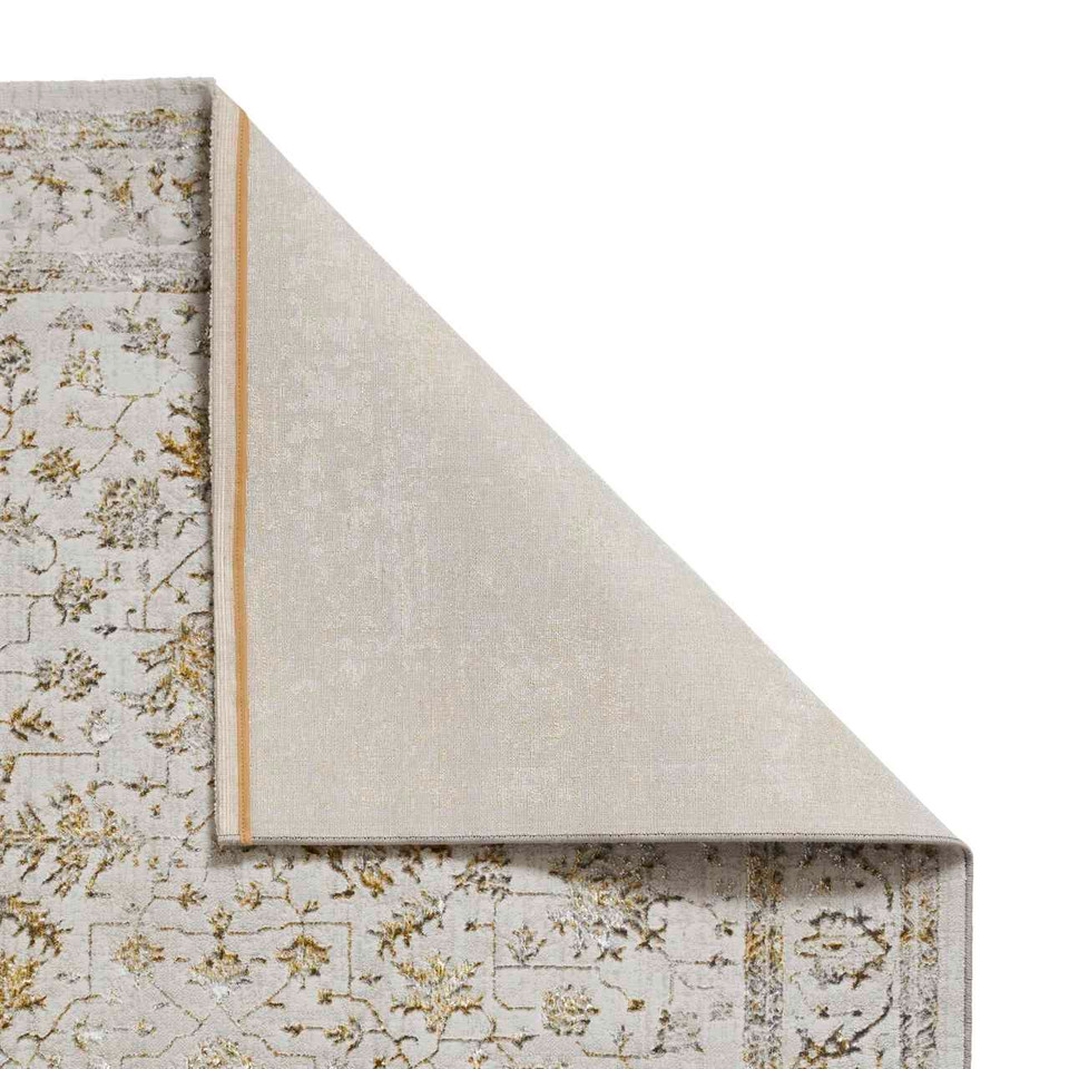 Creation 50112 Grey Gold Silky Rug