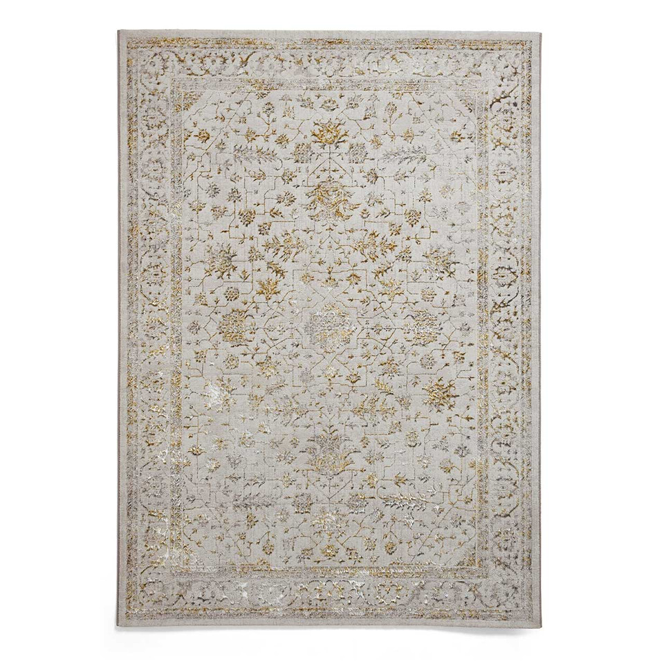 Creation 50112 Grey Gold Silky Rug