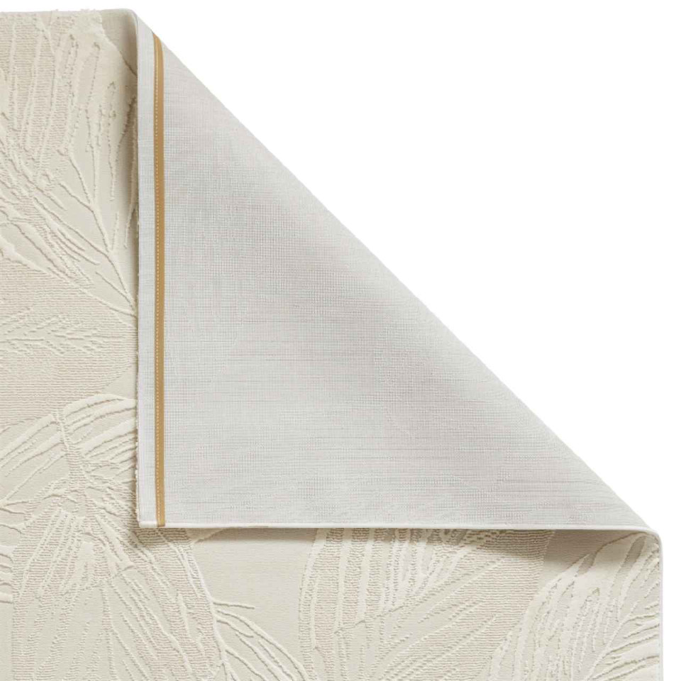 Flores 1925 Cream Washable Leaf Rug