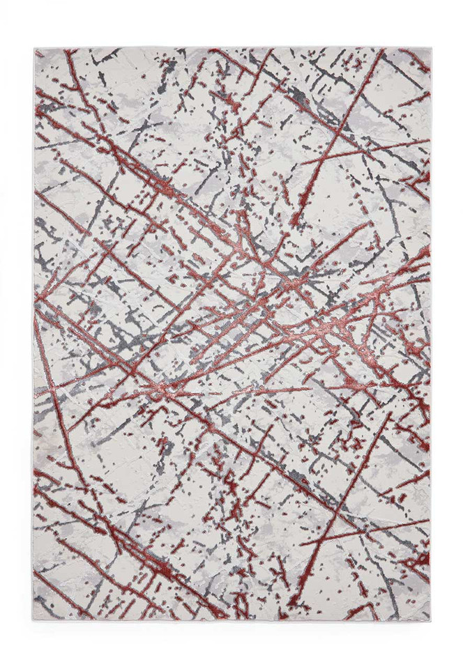 Artemis B8403A Pink Silver Silky Rug