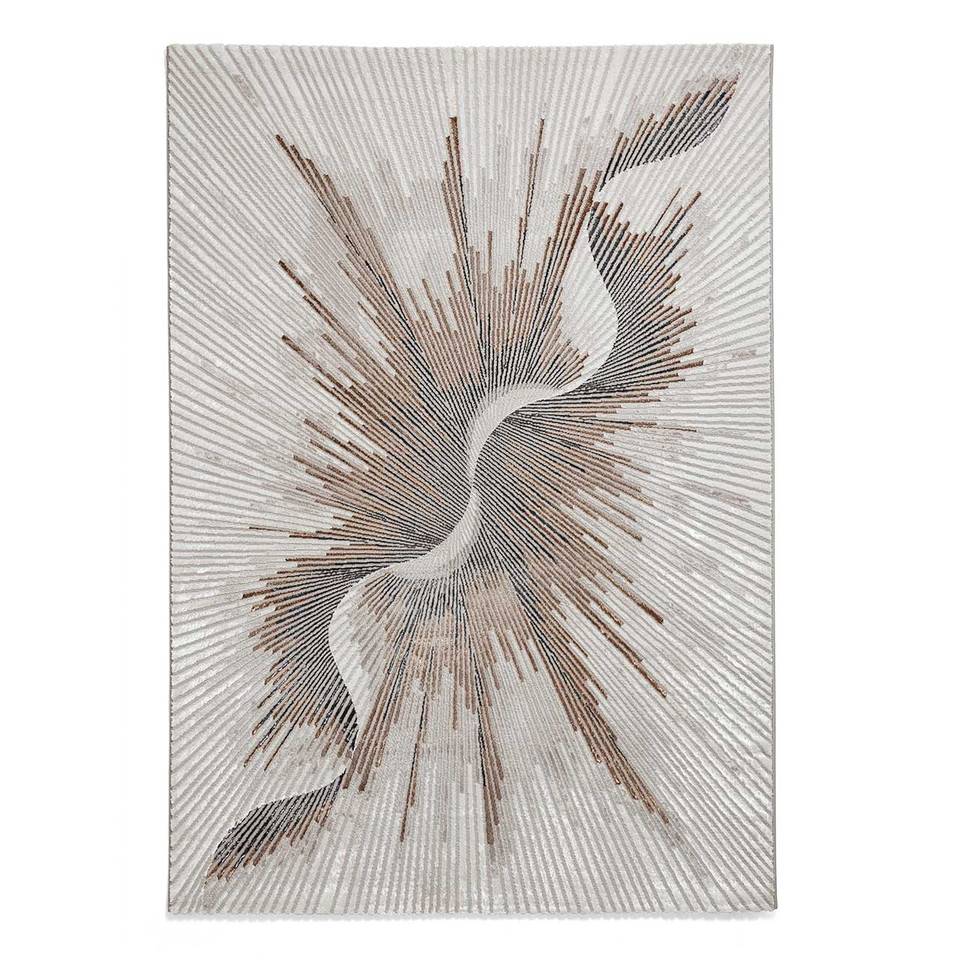 Creation 50156 Bronze beige Silky Rug