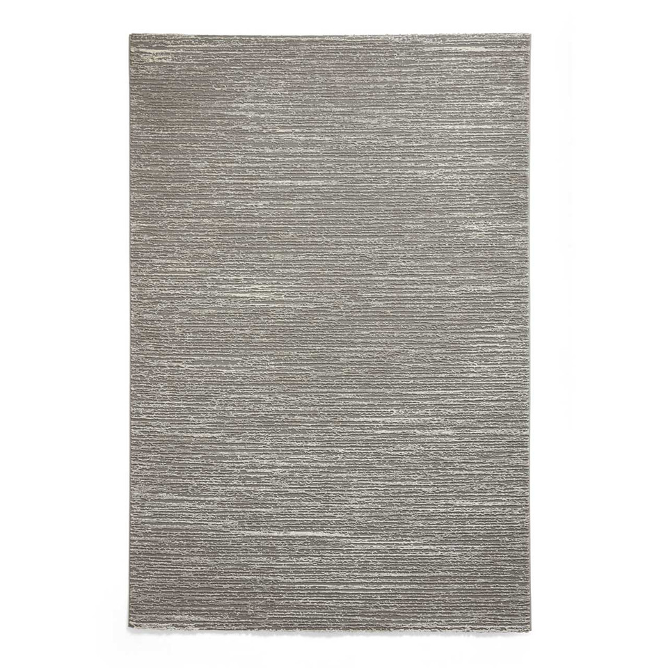 Flores 1930 Grey Washable Lines Rug