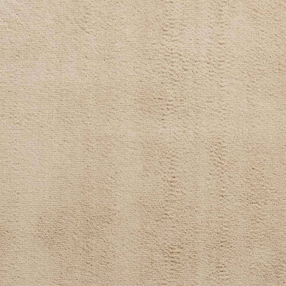 Kara Beige Shaggy Washable Plain Rug