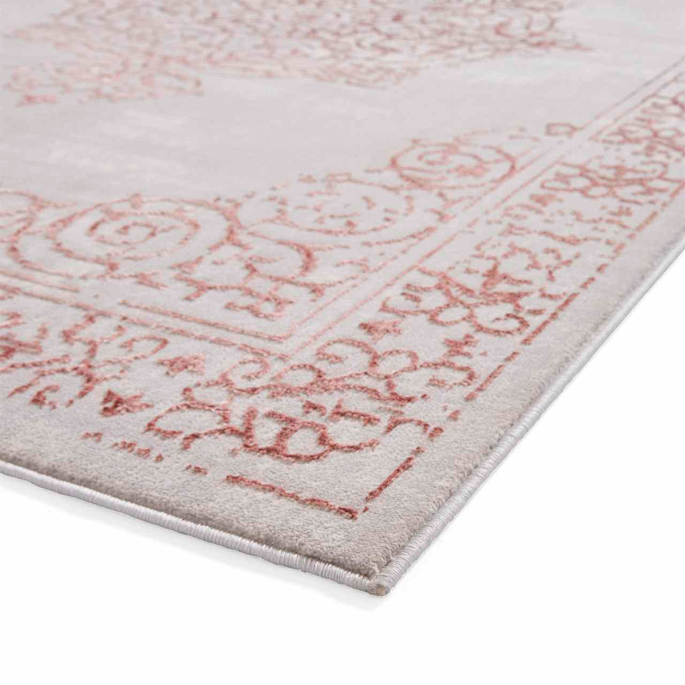 Artemis B9076A Rose Silver Silky Rug