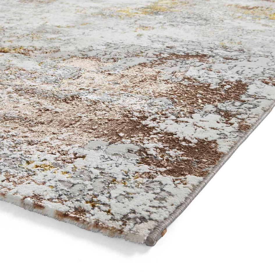 Creation 50179 Gold Beige Silky Rug