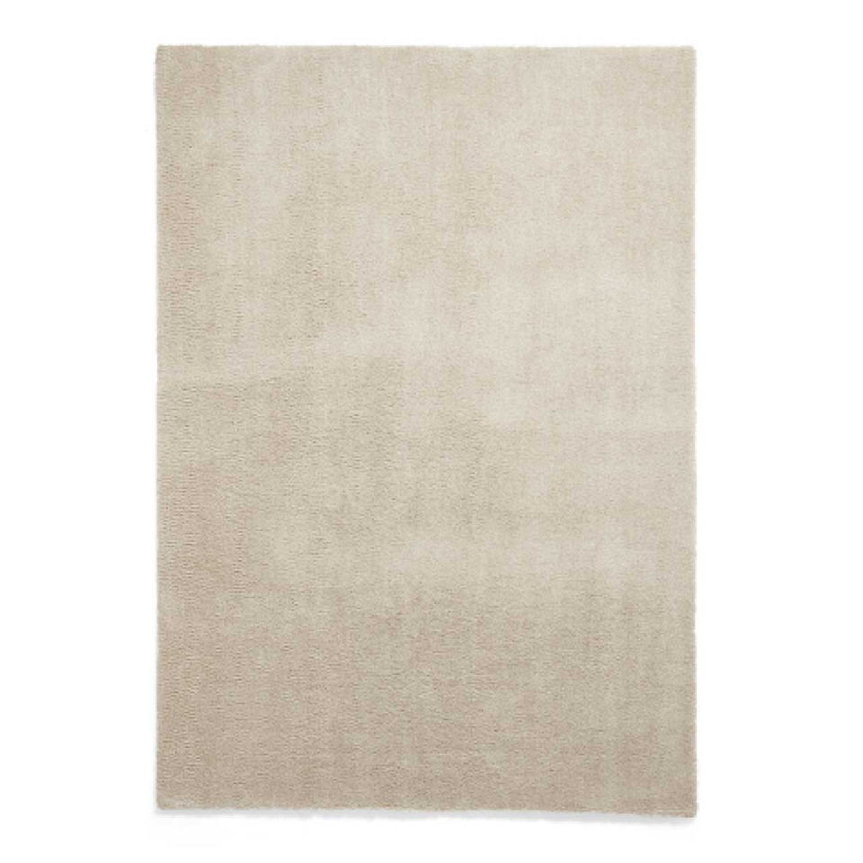 Kara Linen Shaggy Washable Plain Rug
