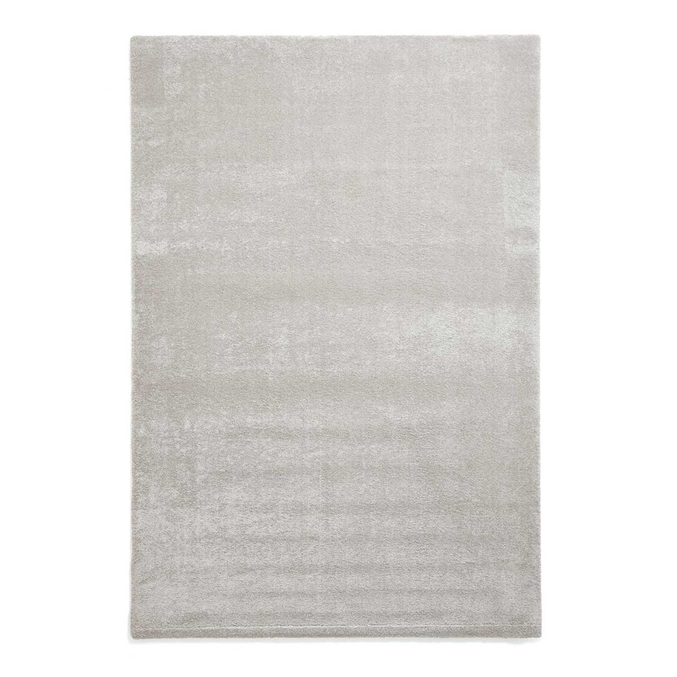 Cove Silver Soft Plain Short Shaggy Rug