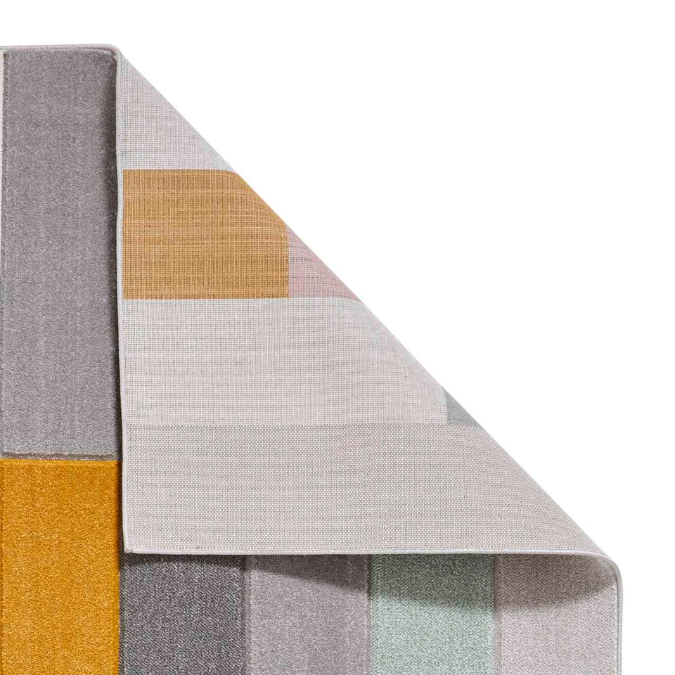 Matrix E7918 Multi Pastal Carved Rug