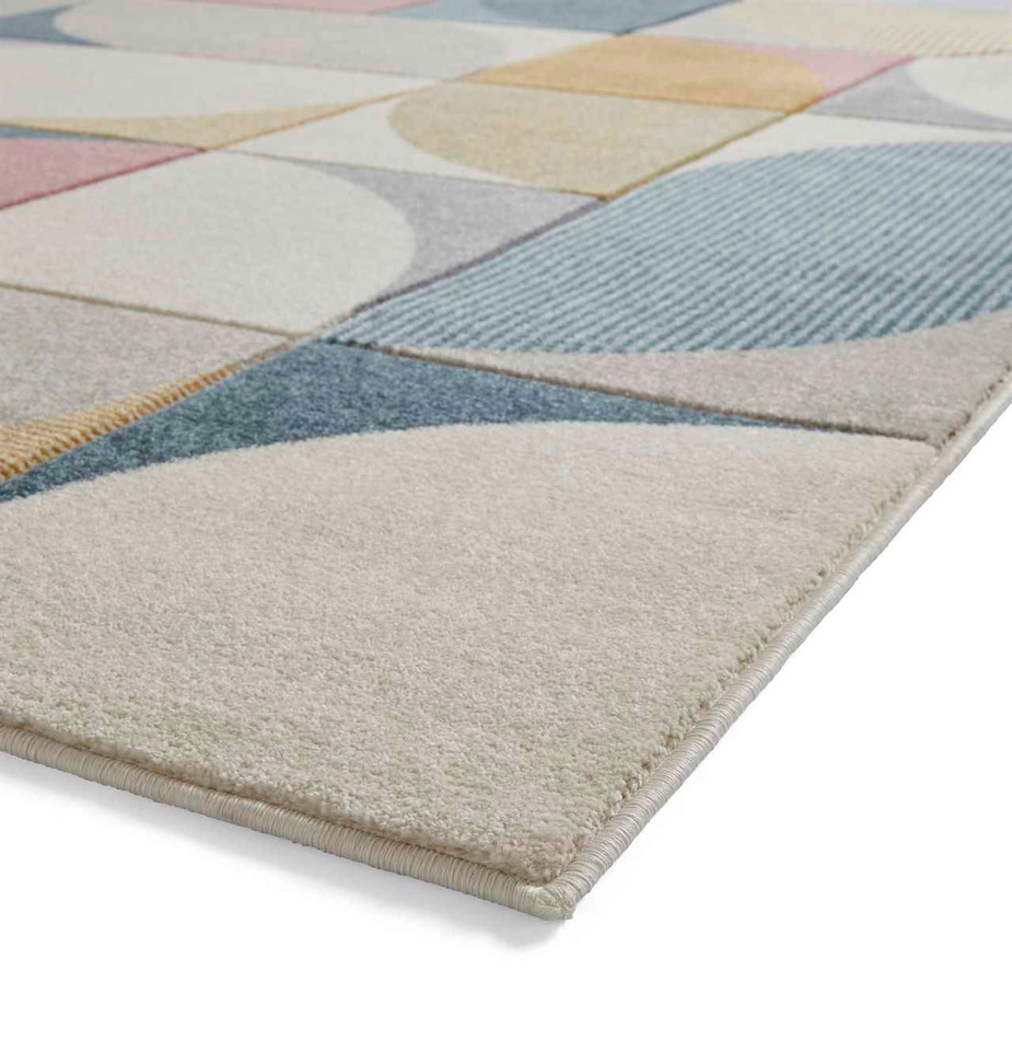 Matrix FE663 Multi Pastal Carved Rug