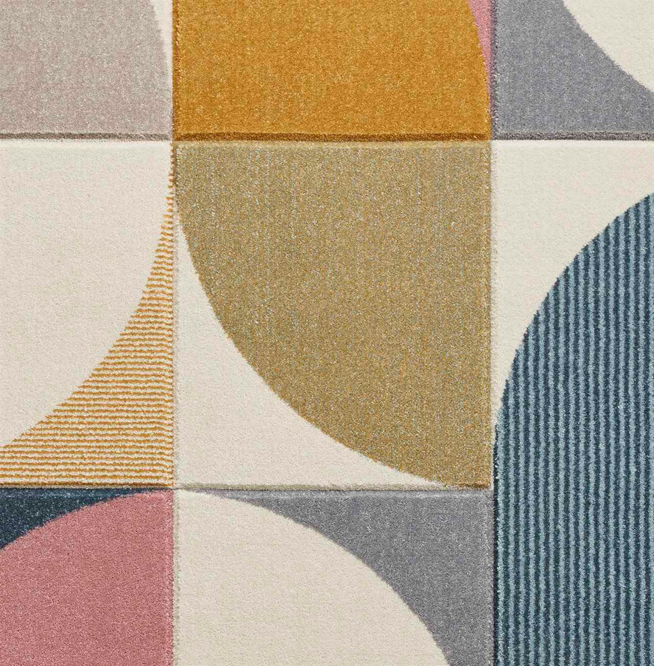 Matrix FE663 Multi Pastal Carved Rug