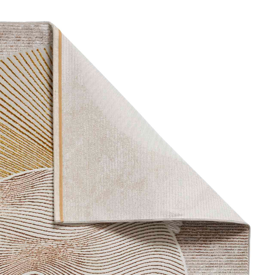 Creation 50097 Gold Beige Silky Rug