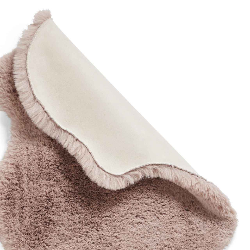 Super Teddy Rose Soft Faux Sheepskin
