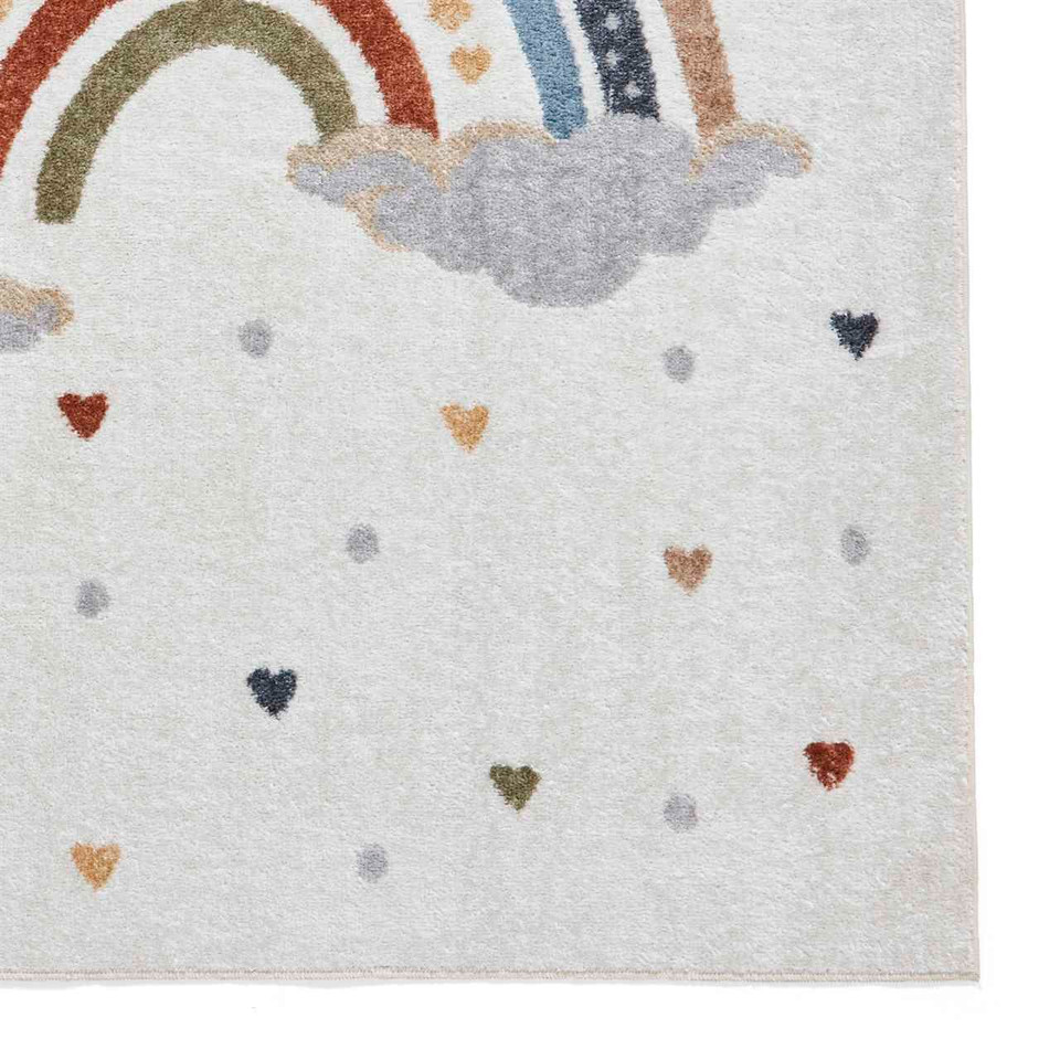 Vida Thin Soft Rainbow Rug
