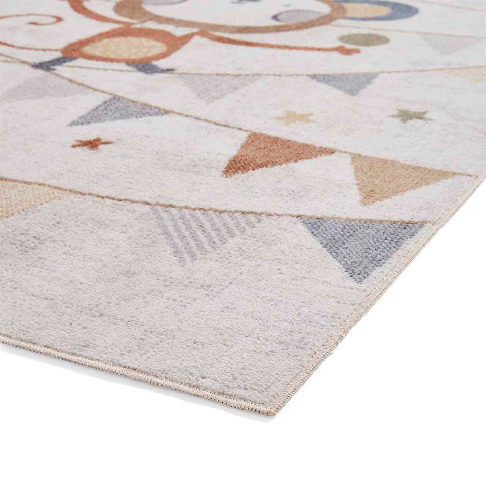 Vida Thin Soft Kids Monkey Rug