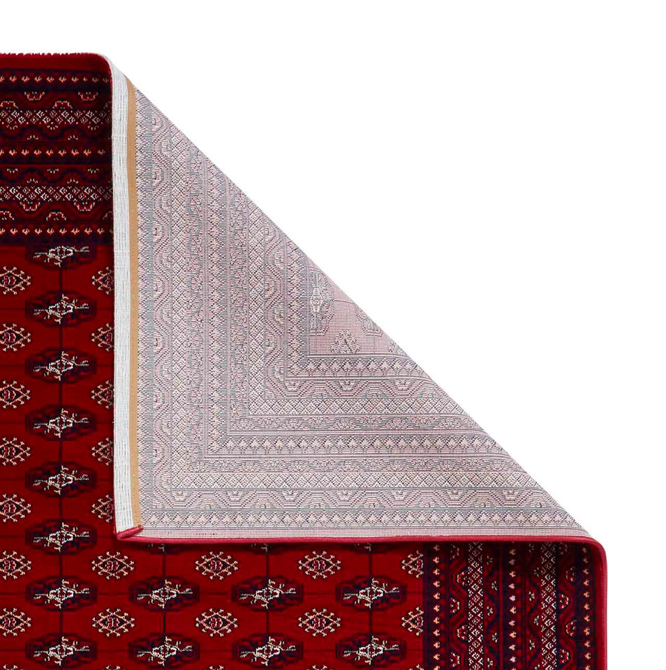 Dubai 62096 Red Traditional Rug