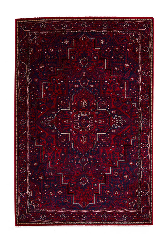Dubai 62101 Red Traditional Rug
