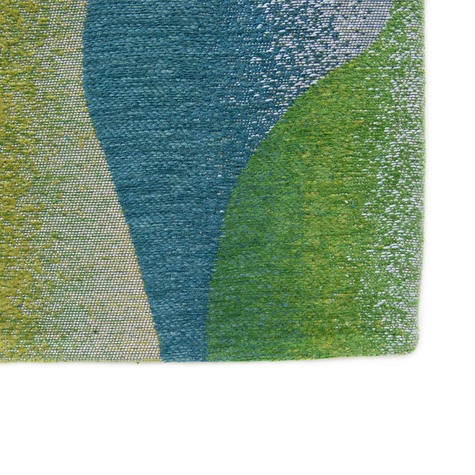 Himalaya Spring Green Blue Thin Rug 9379 LDP