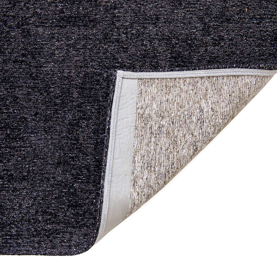 Momento Mori Funny Bones Charcoal 9391 Indoor Outdoor Washable Eco Rug