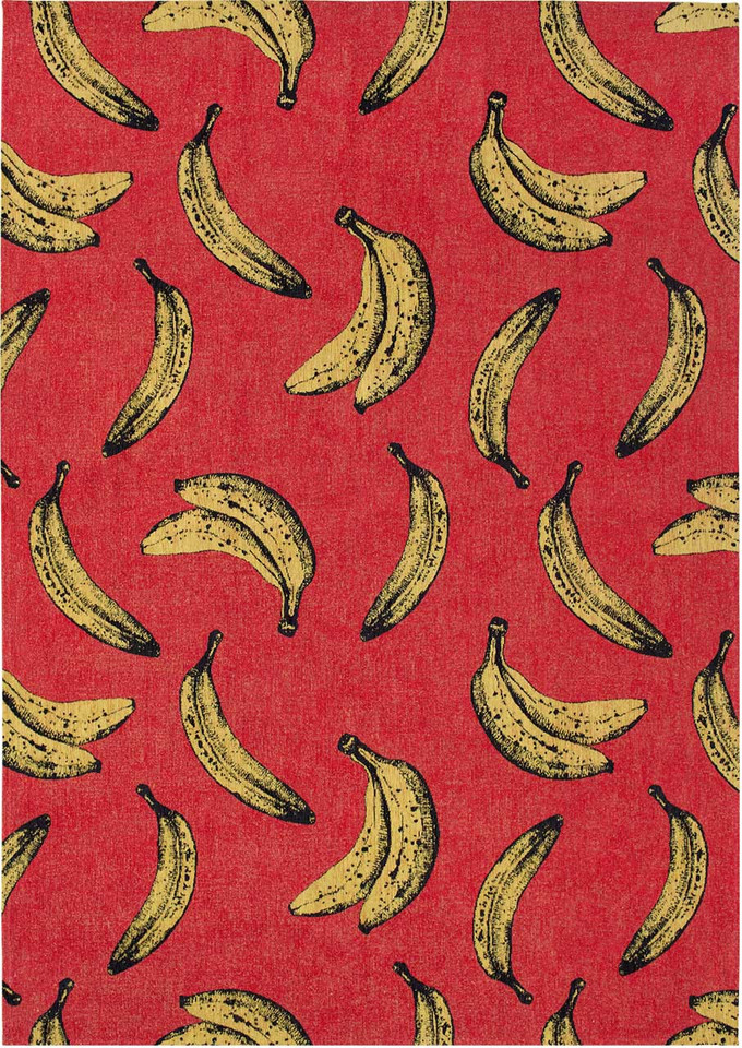 Banana Miami Red Thin Rug 9392 LDP