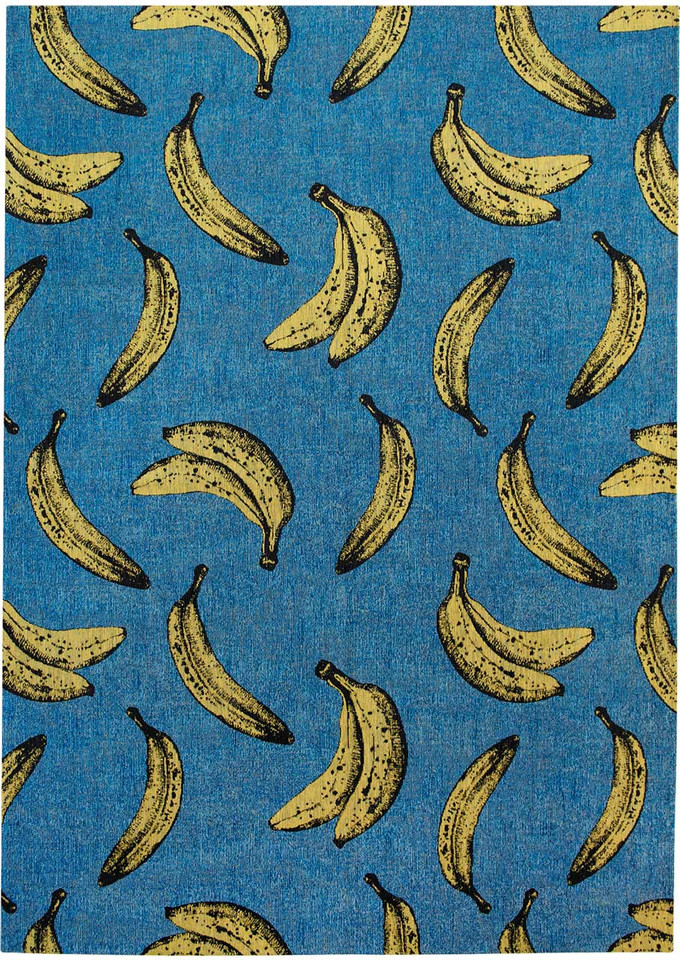 Banana California Blue Thin Rug 9394 LDP