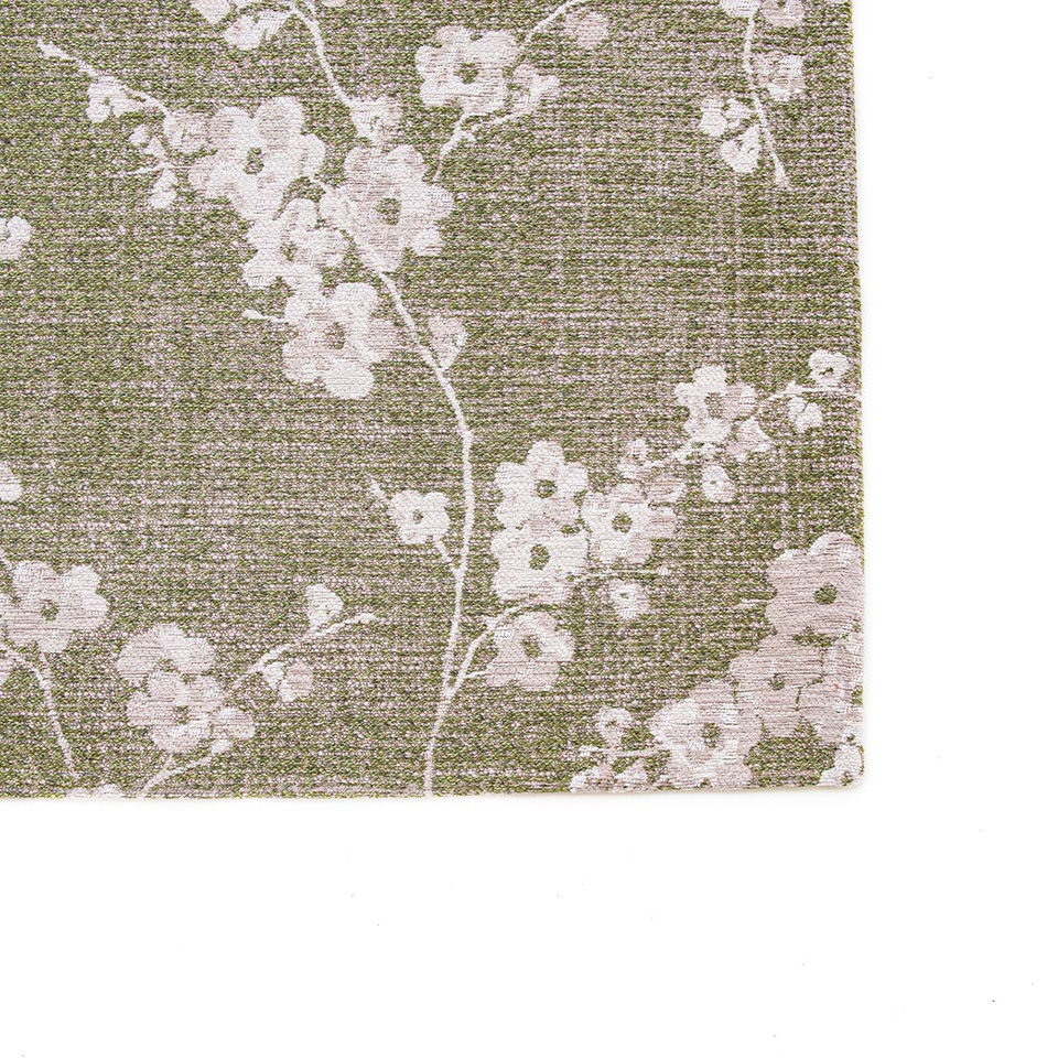 Sakura Wet Garden Green 9372 Indoor Outdoor Washable Eco Rug