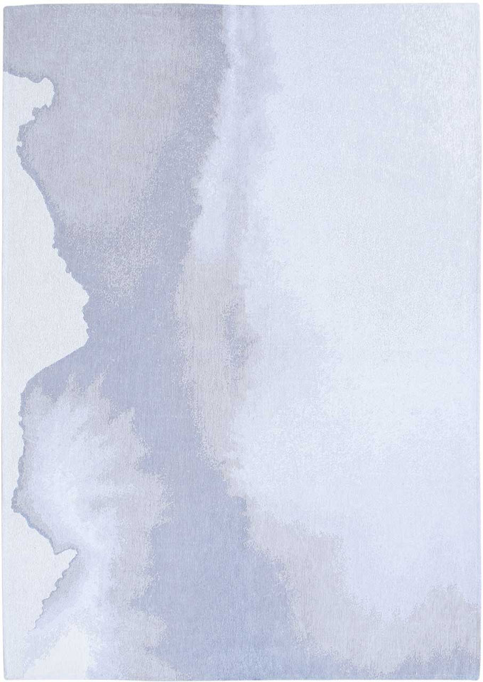 Lagoon Iode Grey Blue Thin Rug 9328 LDP