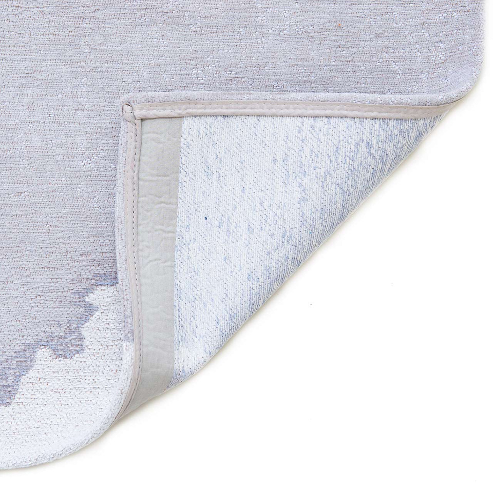 Lagoon Iode Grey Blue Thin Rug 9328 LDP