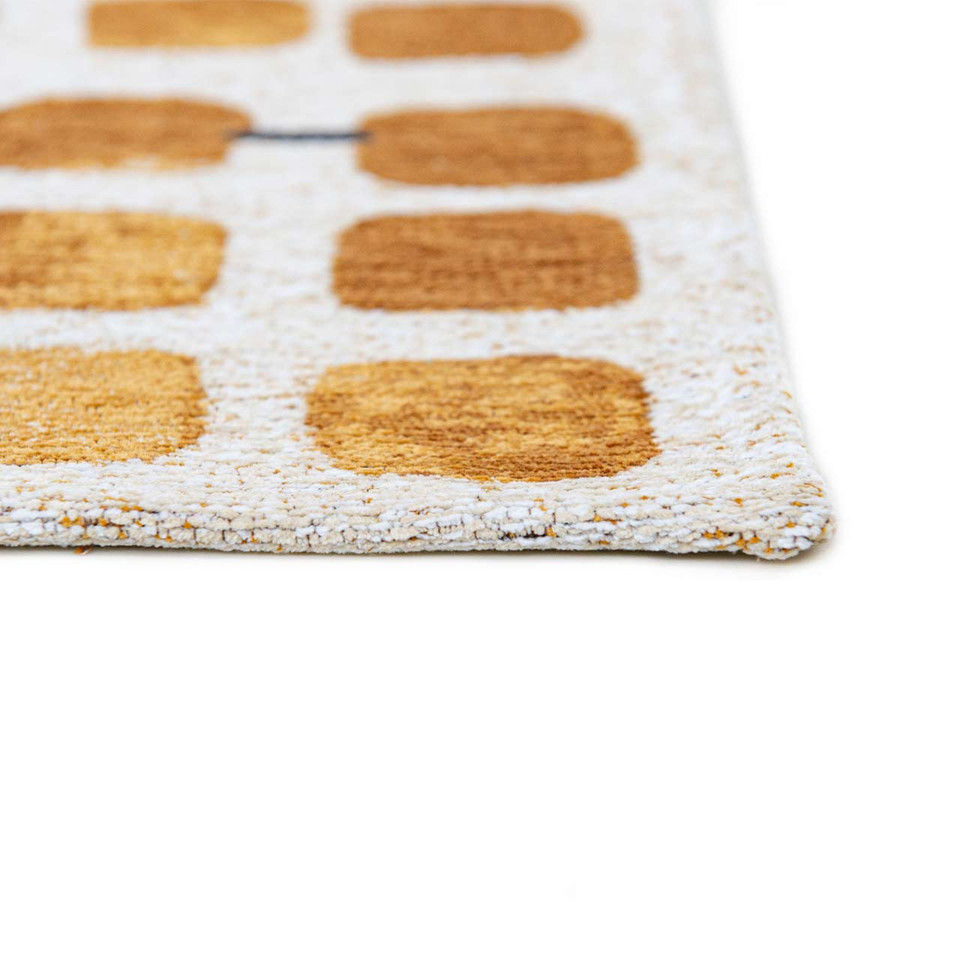 Cobblestone Peach Party Thin Rug 9346 LDP