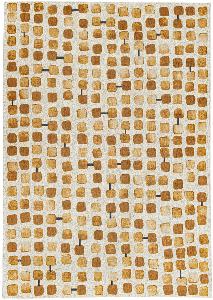 Cobblestone Peach Party Thin Rug 9346 LDP