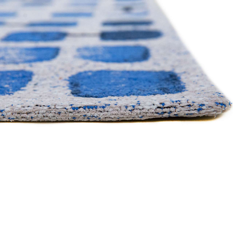 Cobblestone Amparo Blues Thin Rug 9348 LDP