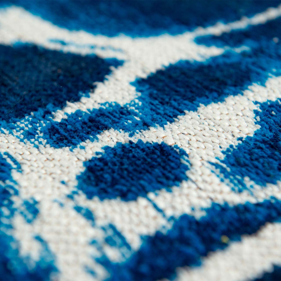 Swim Surf Blue Thin Rug 9351 LDP