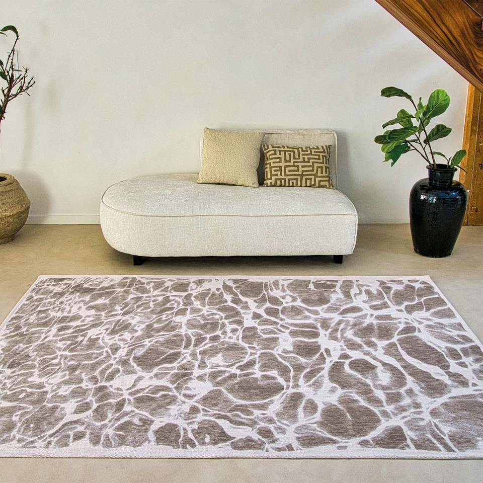 Swim Grit Thin Stone White Rug 9353 LDP