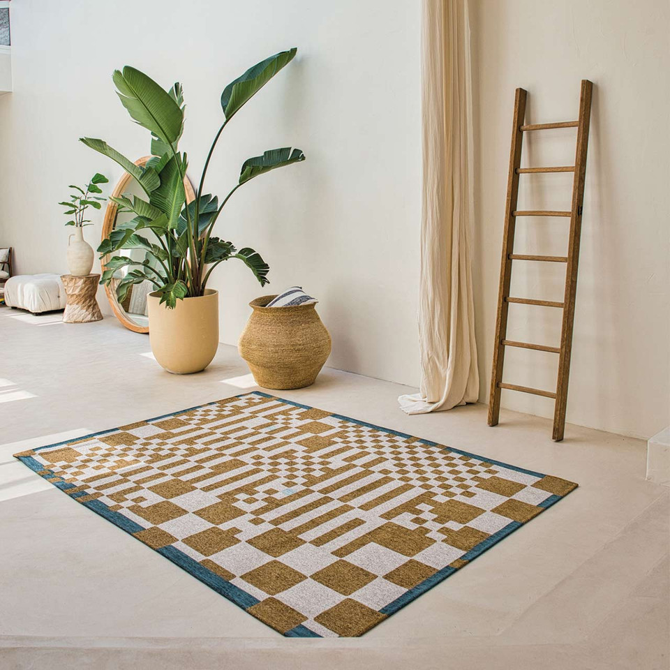 Chess Honey 9338 Indoor Outdoor Washable Eco Rug