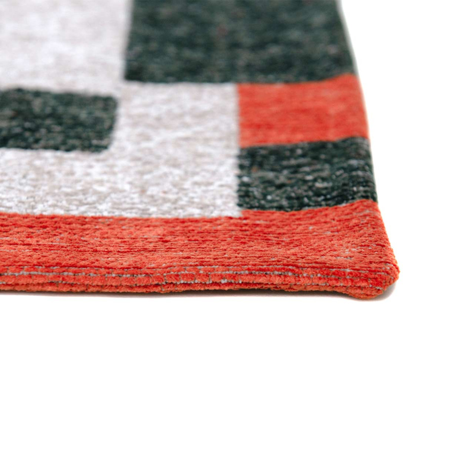 Chess Deep Green 9339 Indoor Outdoor Washable Eco Rug