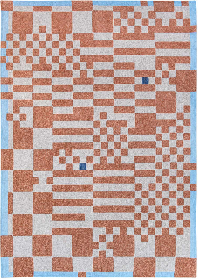 Chess Nude Multicolour 9341 Indoor Outdoor Washable Eco Rug