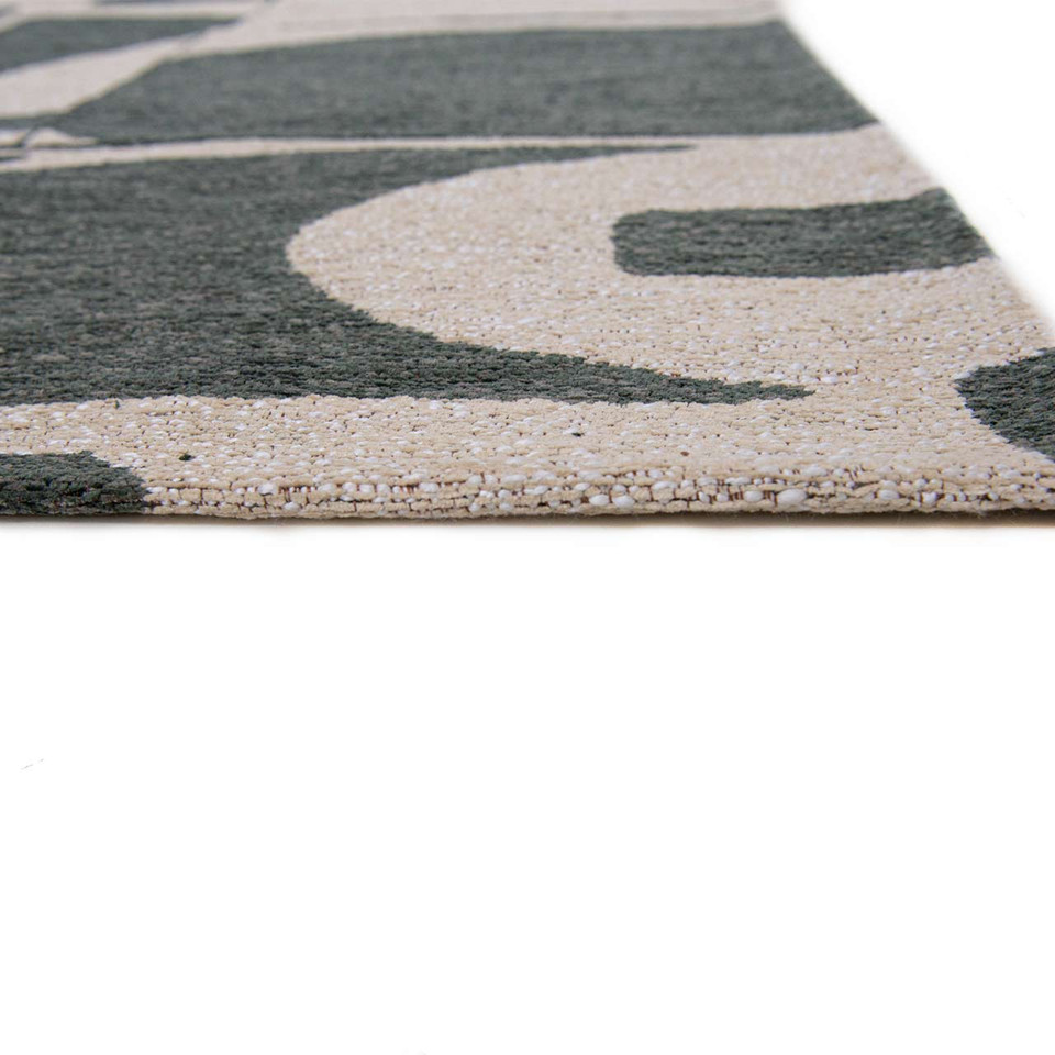 Papercut Sea Spray Khaki Grey 9361 Indoor Outdoor Washable Eco Rug