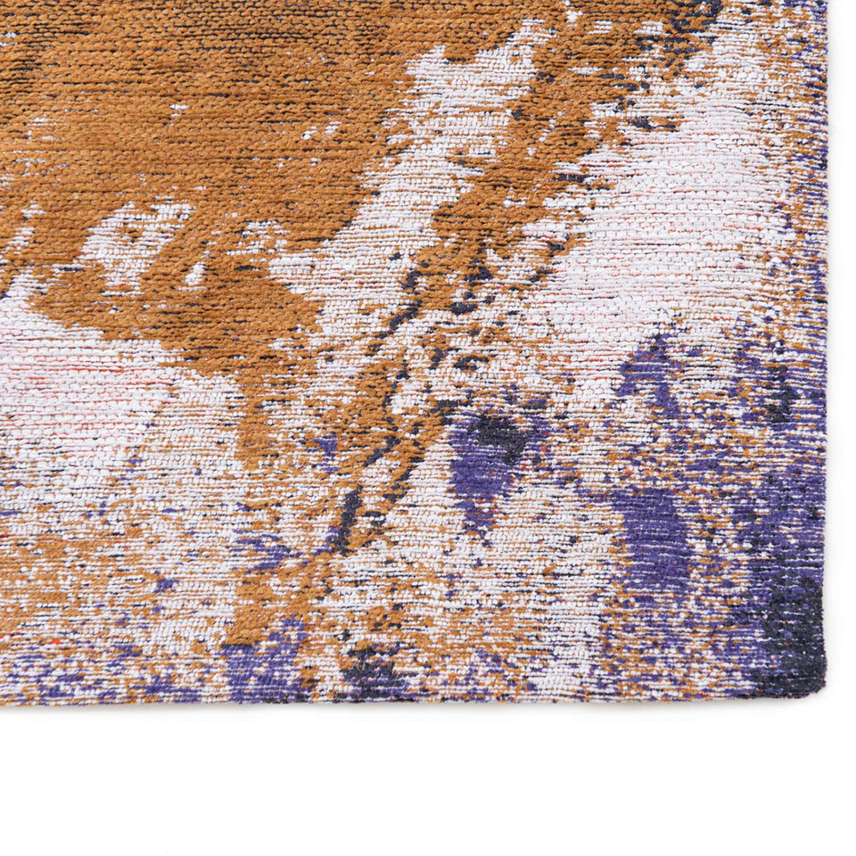 Fresque Purple Game Thin Rug 9342 LDP