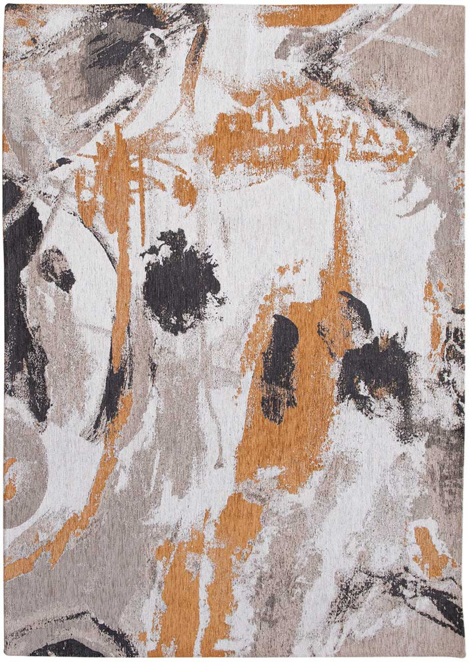 Fresque Middle Of Thin Rust Rug 9344 LDP