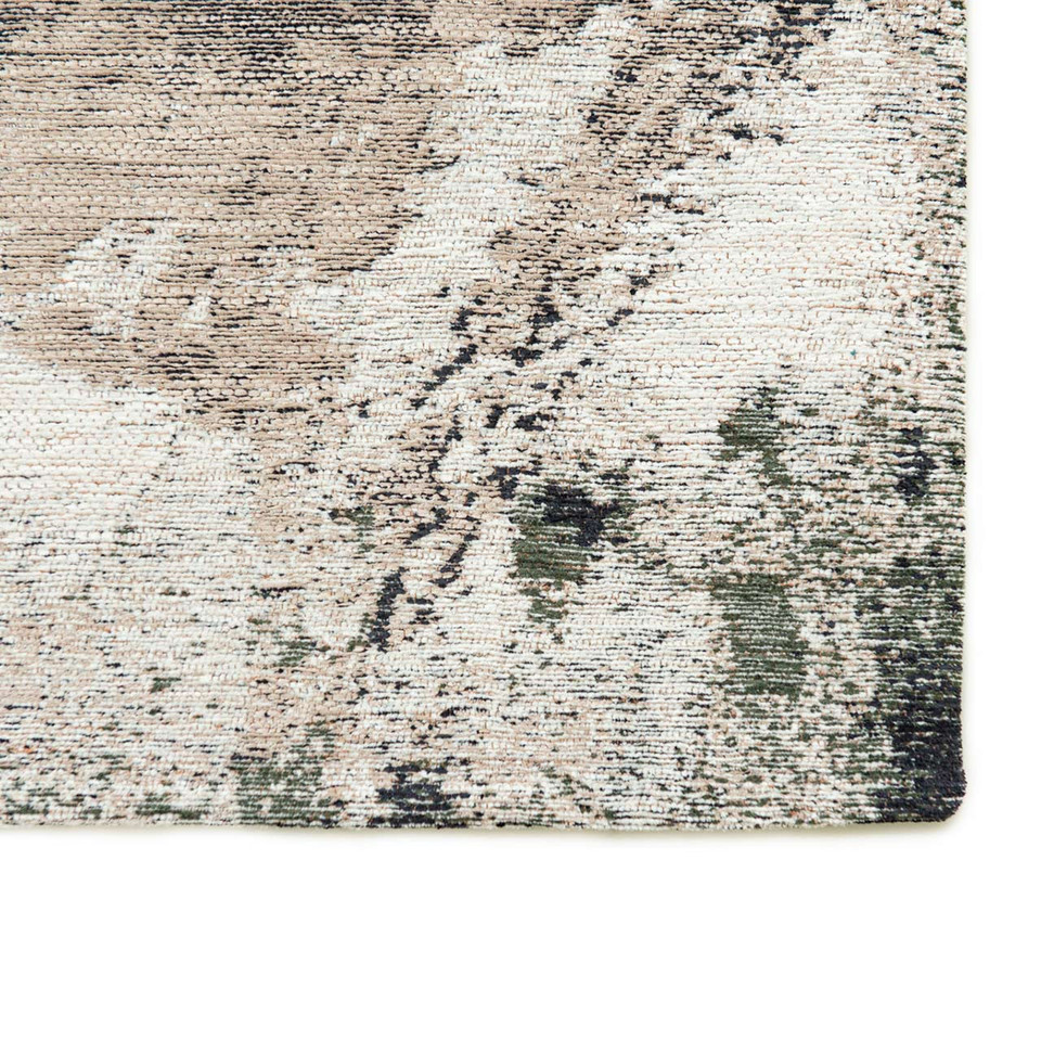 Fresque Indian Rice 9393 Indoor Outdoor Washable Eco Rug