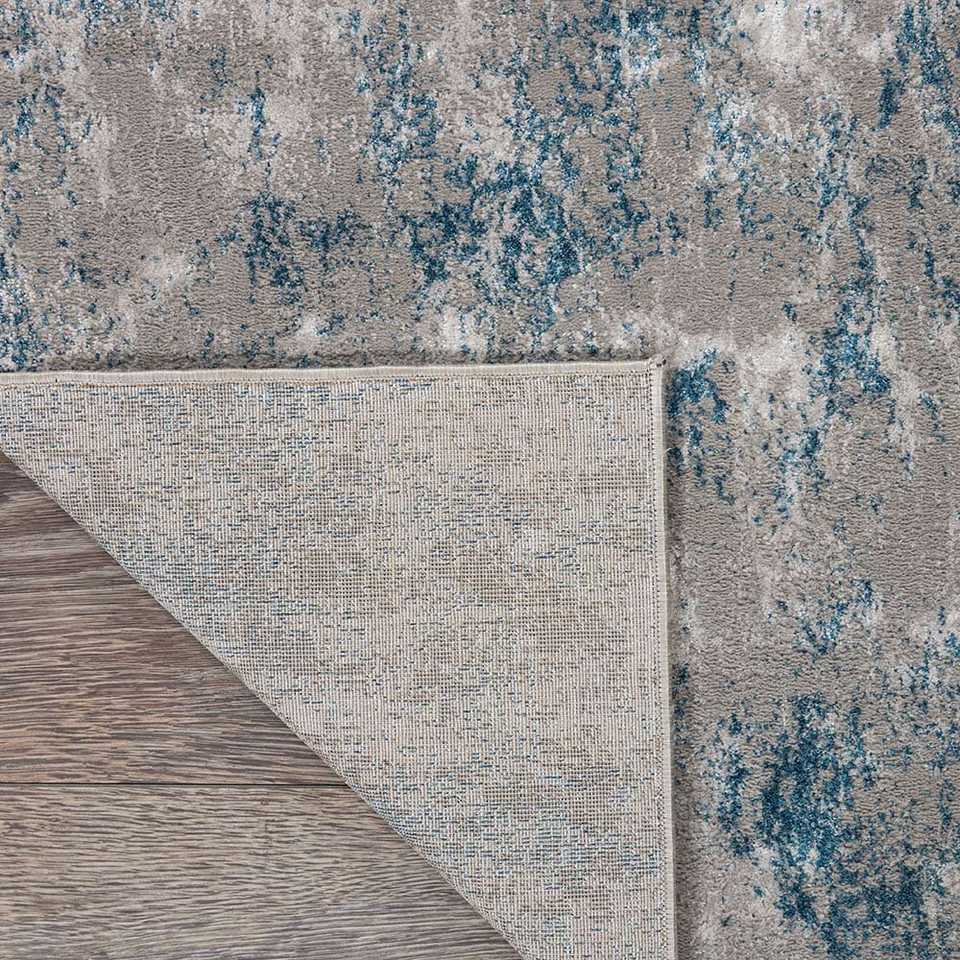 Kathy Ireland Royal Terrace KI45 Grey Blue Rug Runner