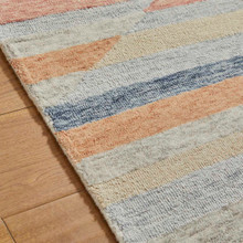 On Sale Contours Jagged Geometric Wool Mix Rug 160x230cm