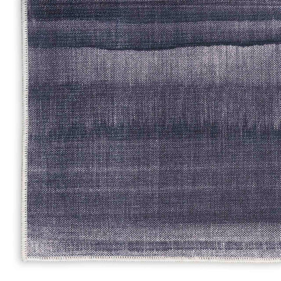 Calvin Klein Thin Washable Rug Launder Ombre Ivory Black 