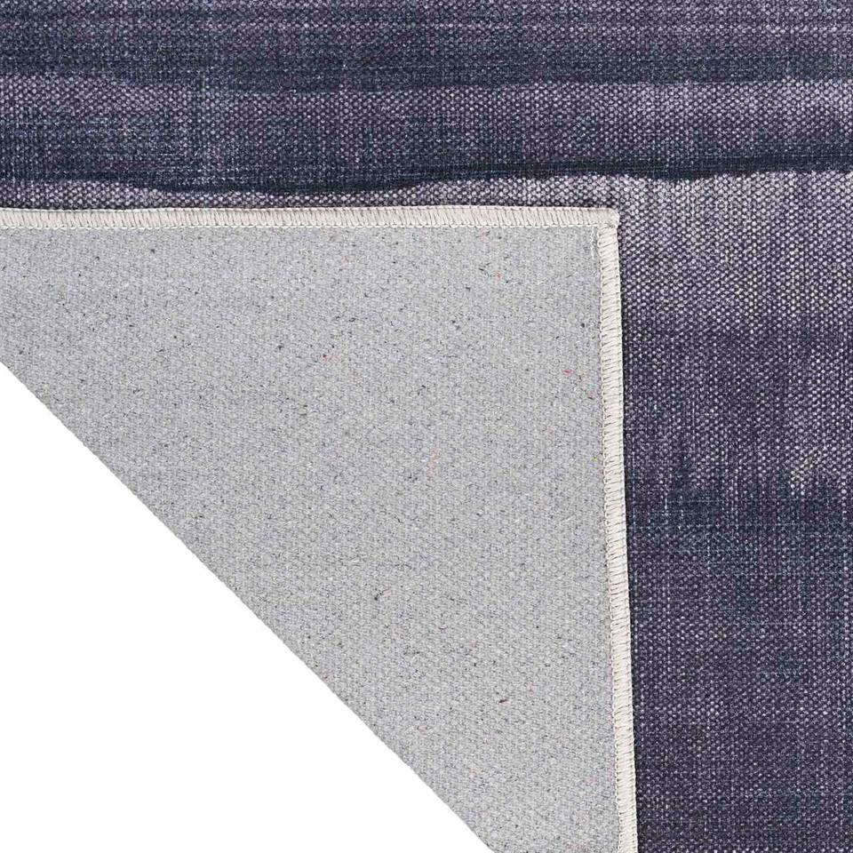 Calvin Klein Thin Washable Rug Launder Ombre Ivory Black 