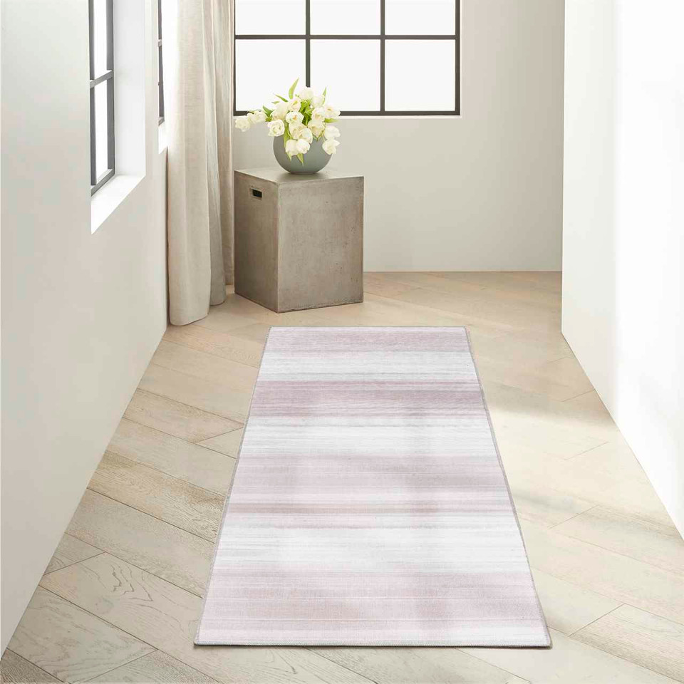 Calvin Klein Thin Washable Rug Launder Ombre Ivory