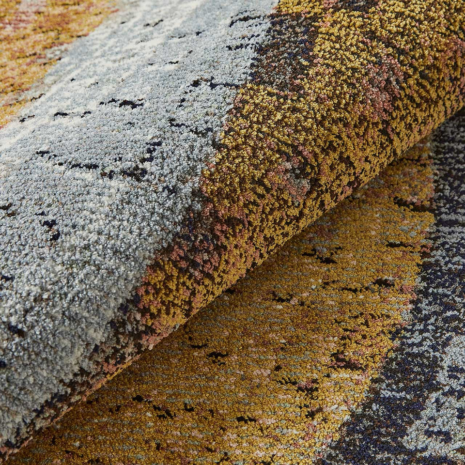 Amara Soft Stylish Abstract Rug Bronze 