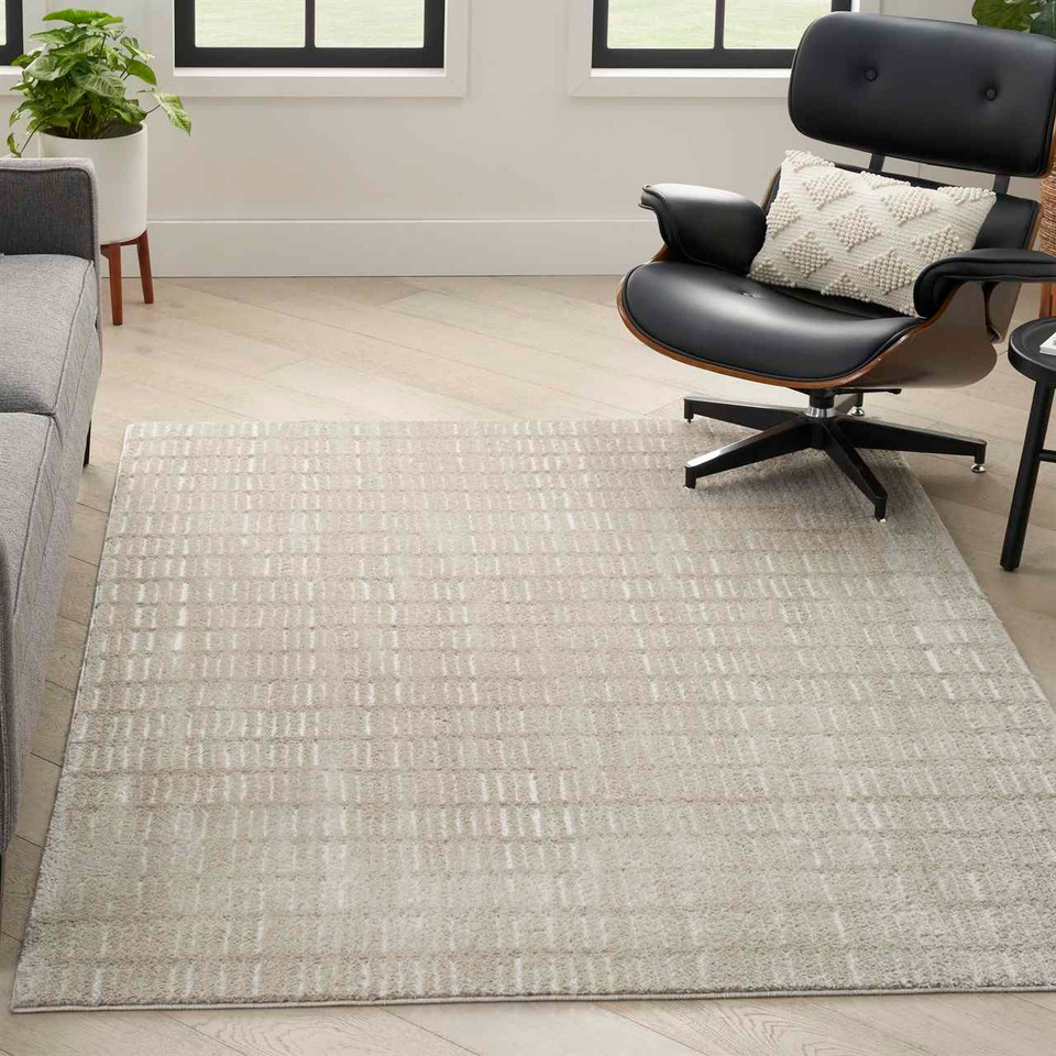 Modern Comfort Soft Rug Grey Ivory