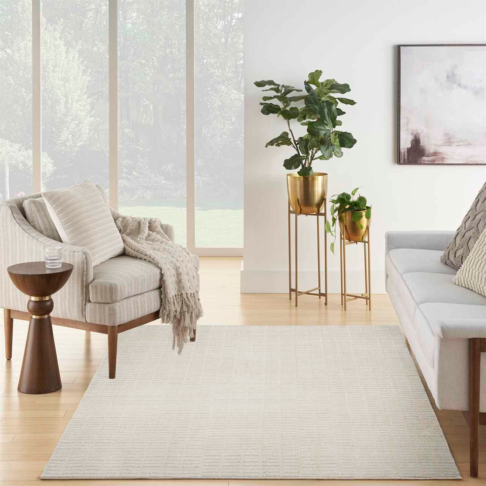 Modern Comfort Soft Rug Ivory Grey