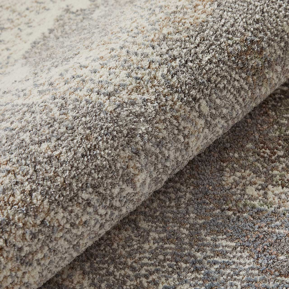 Amara Soft Stylish Abstract Rug Ivory Grey Taupe 